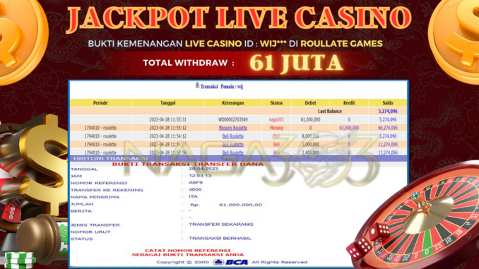bukti jp naga303 #137 bukti jp naga303 #137