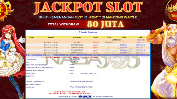 bukti jp naga303 #125 bukti jp naga303 #125