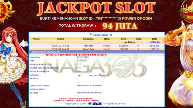 bukti jp naga303 #435 bukti jp naga303 #435