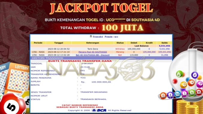 bukti jp naga303 #484 bukti jp naga303 #484