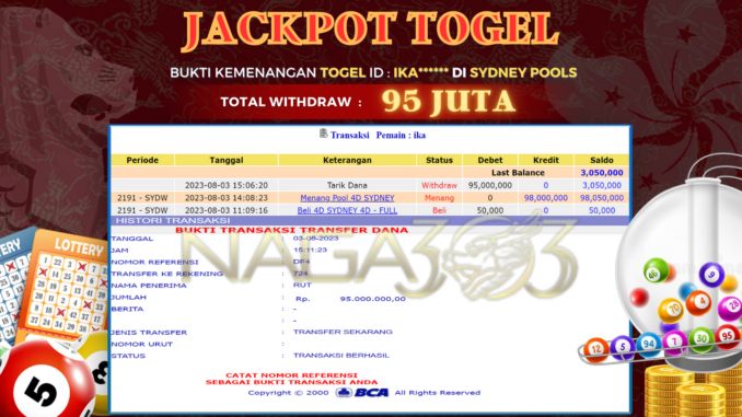 bukti jp naga303 #455 bukti jp naga303 #455