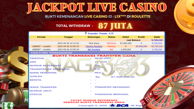 bukti jp naga303 #612 bukti jp naga303 #612