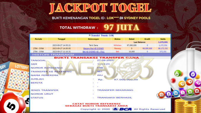 bukti jp naga303 #615 bukti jp naga303 #615