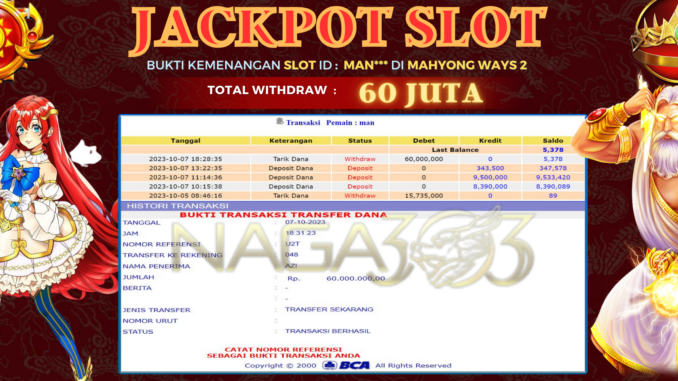 NG JP SLOT SIANG