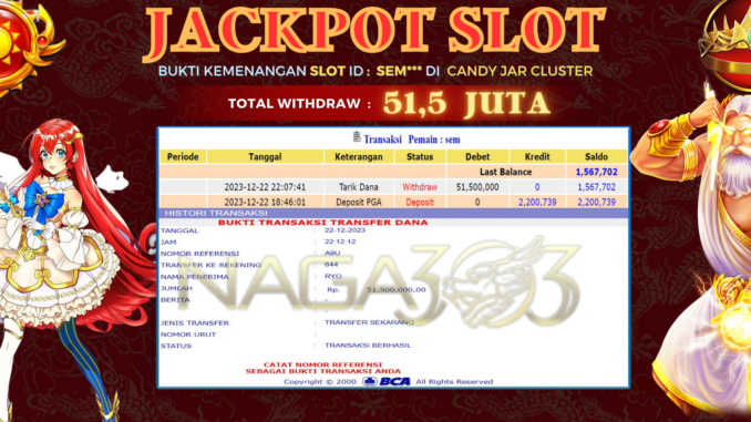 BUKTI JP NAGA303 #764 BUKTI JP NAGA303 #764