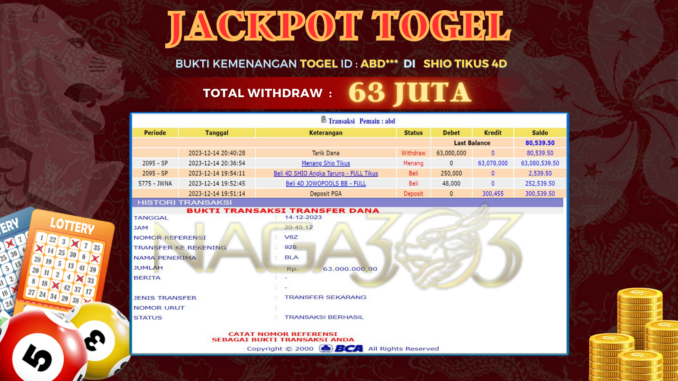 bukti jp naga303 #741 bukti jp naga303 #741