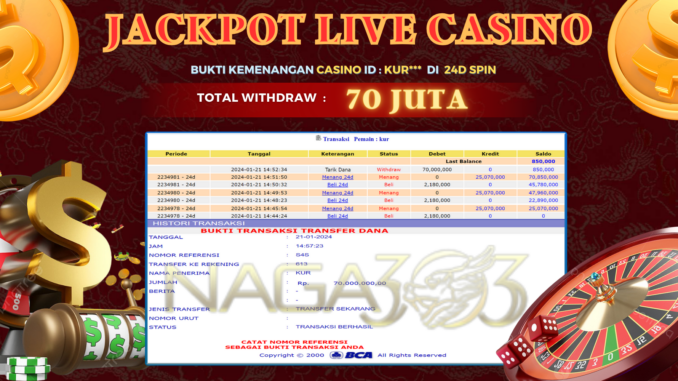 NG JP LIVE CASINO MALAM